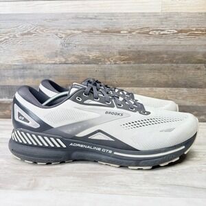 Brooks Adrenaline GTS 23 Mens Running Shoes Grey Size 12.5 Wide 2E 1103912E065